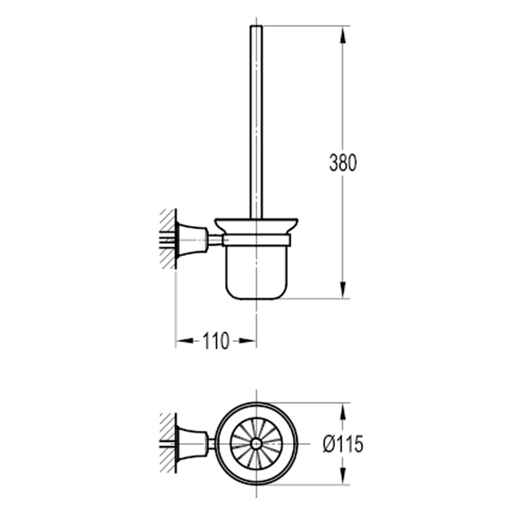 Flova Liberty Toilet Brush & Holder