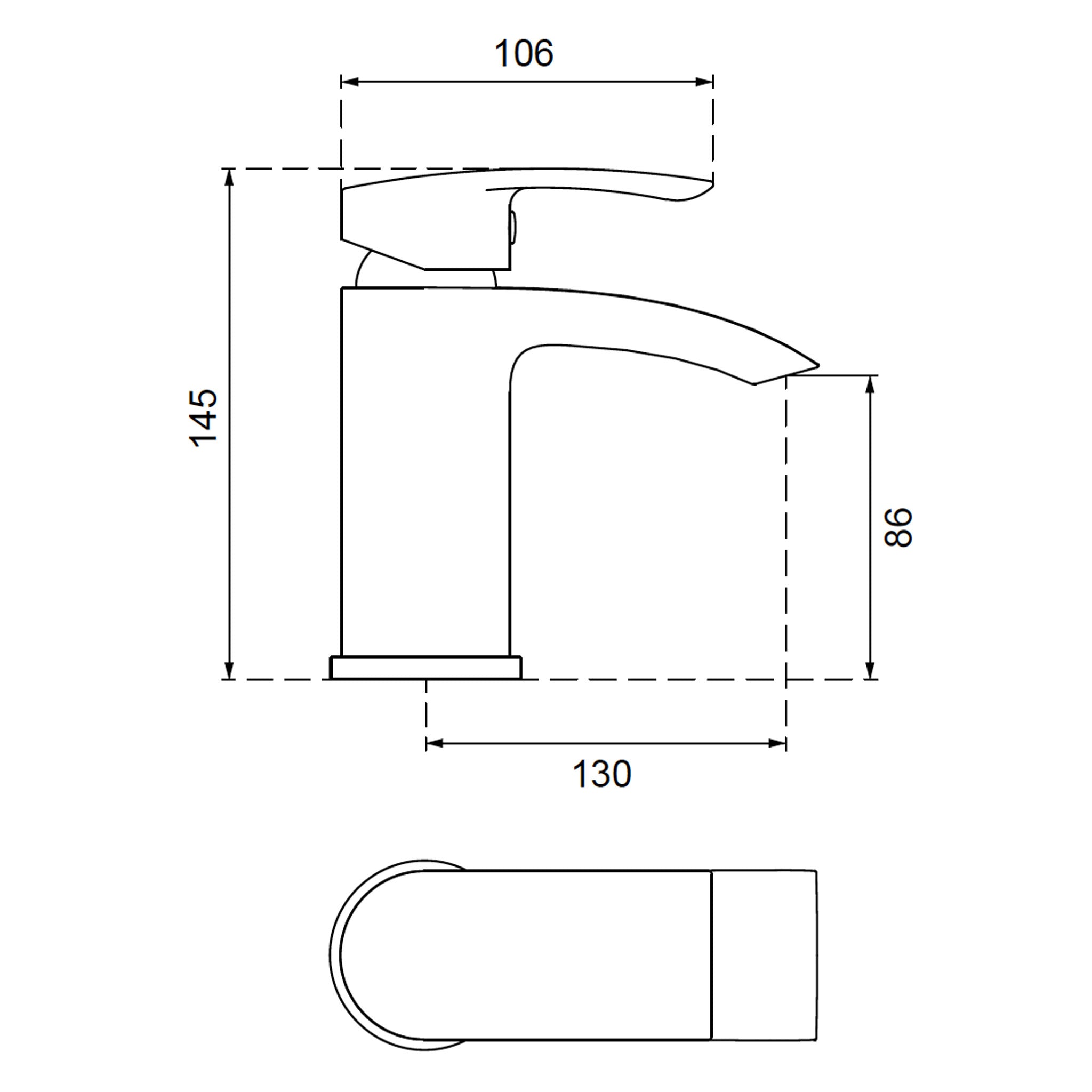 Sonas Corby Basin Mixer Tap & Waste