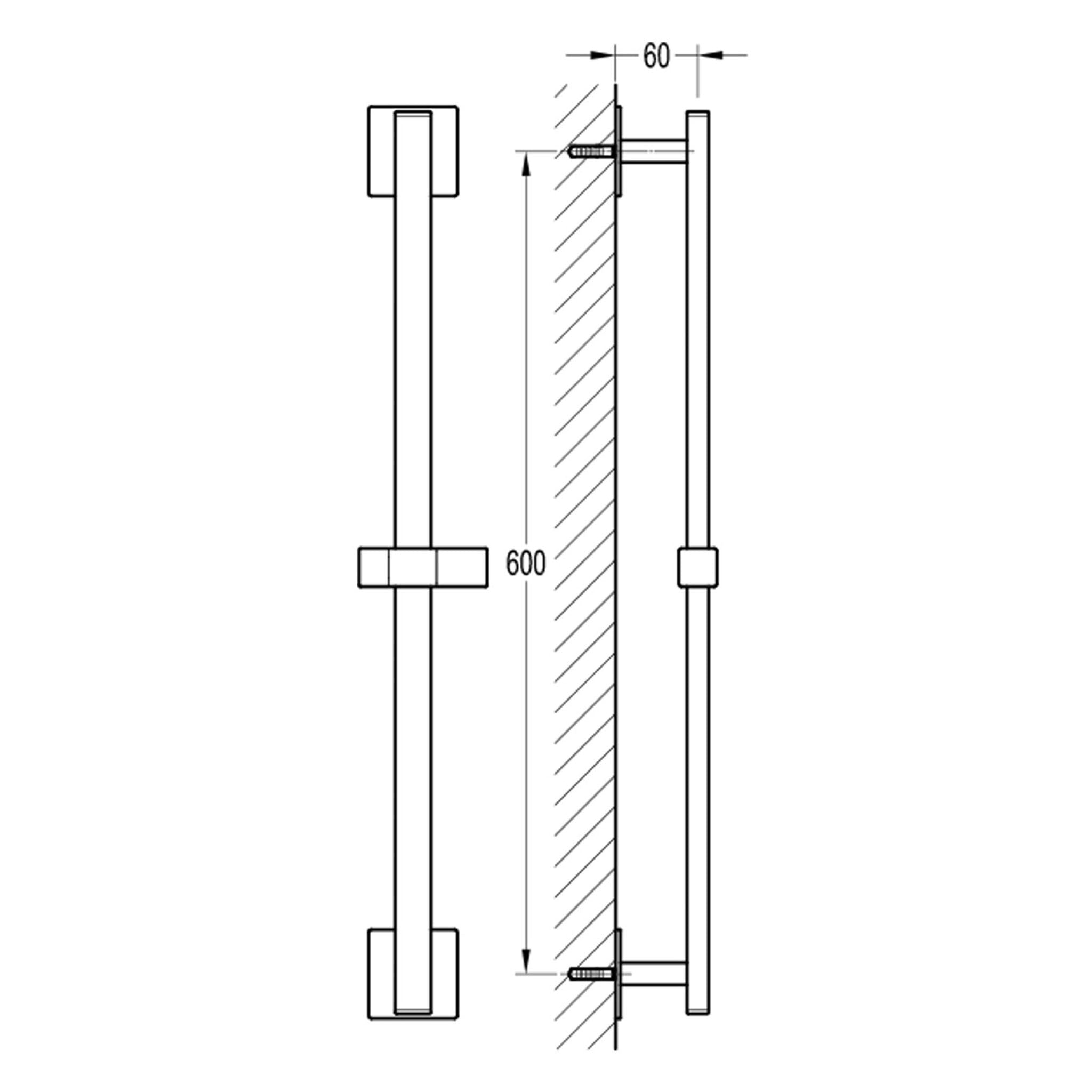 Flova Cascade Square Slide Rail