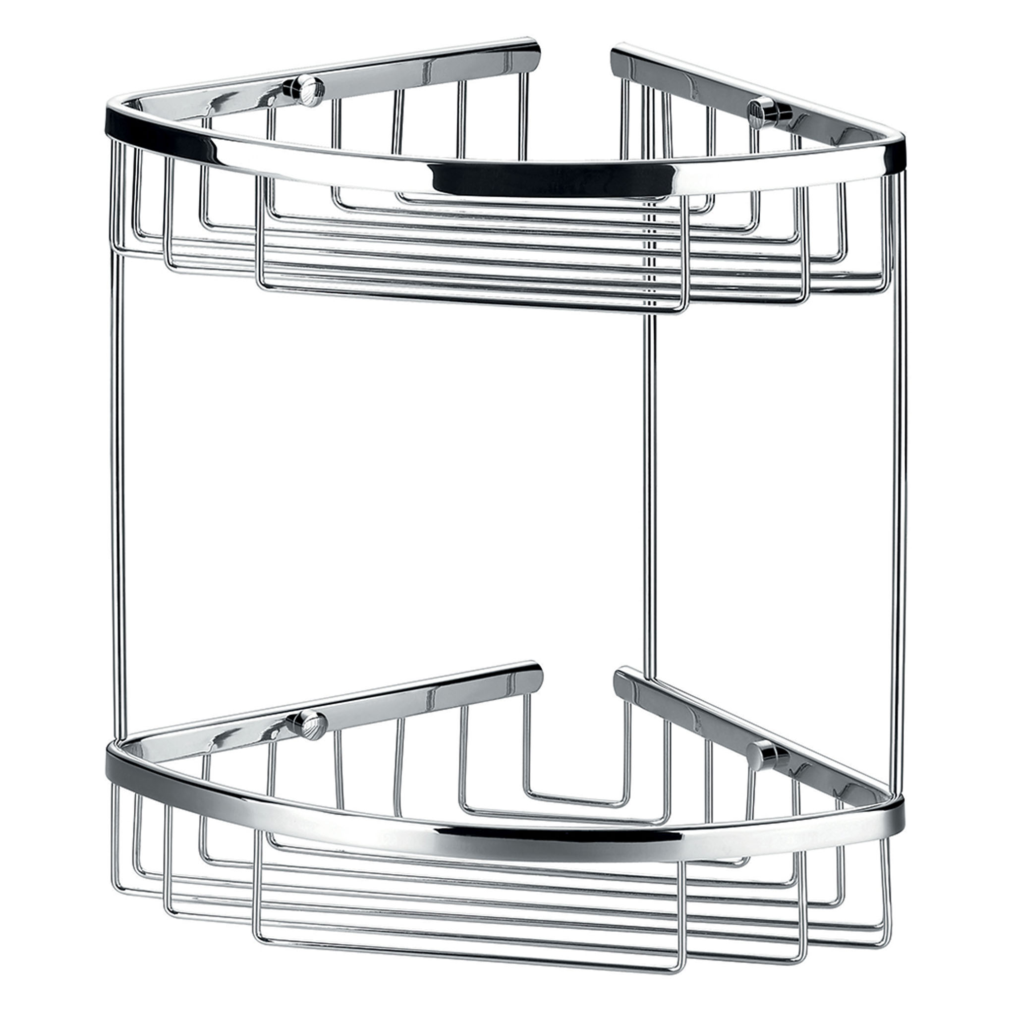 Flova Solid Brass Double Corner Rack 205mm