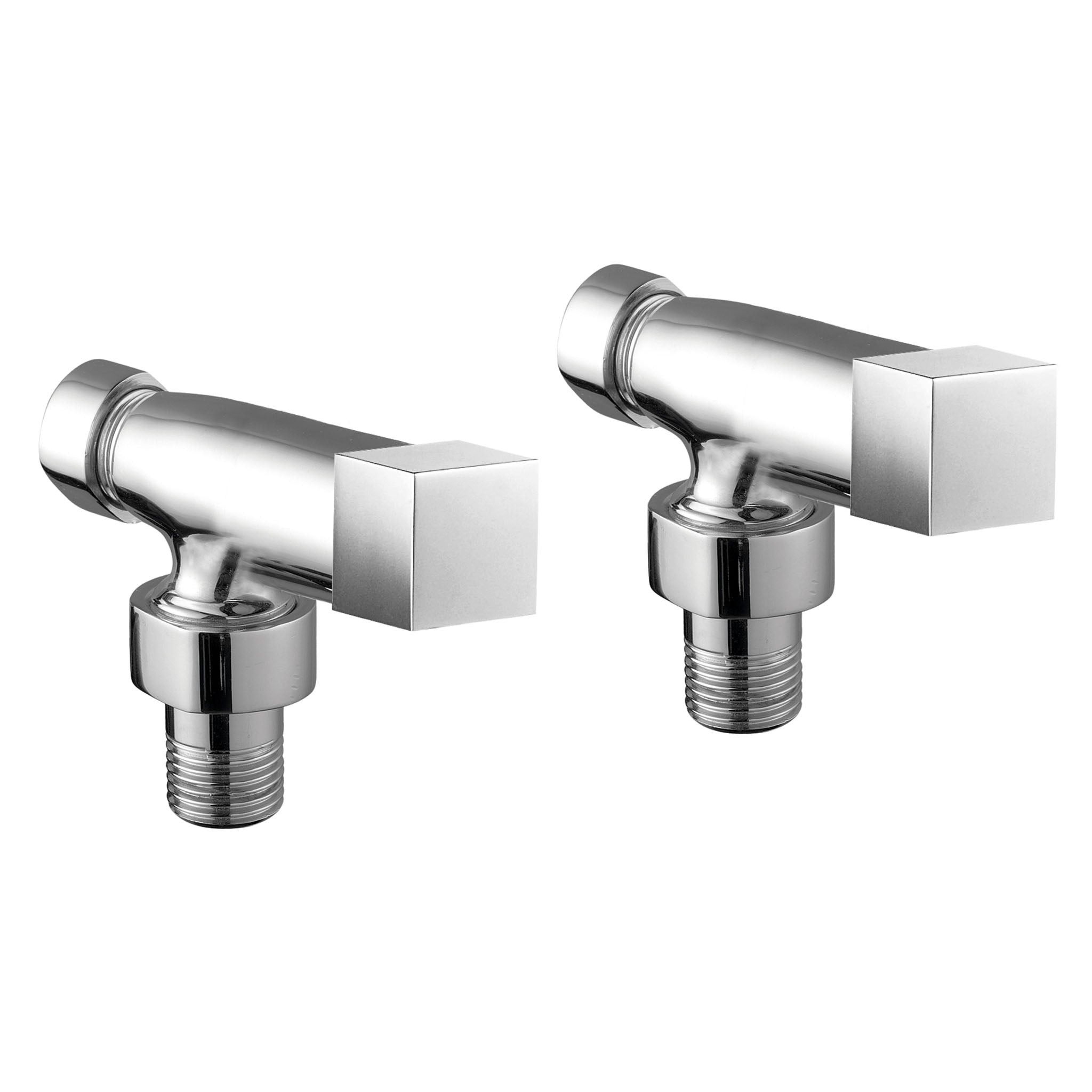 JTP Square Angled Radiator Valves (Pair)