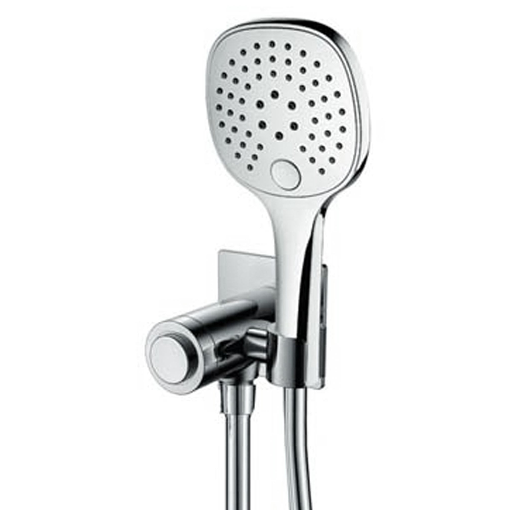 Flova Spring GoClick Square  Slide Handshower Kit With Integral On/Off Control