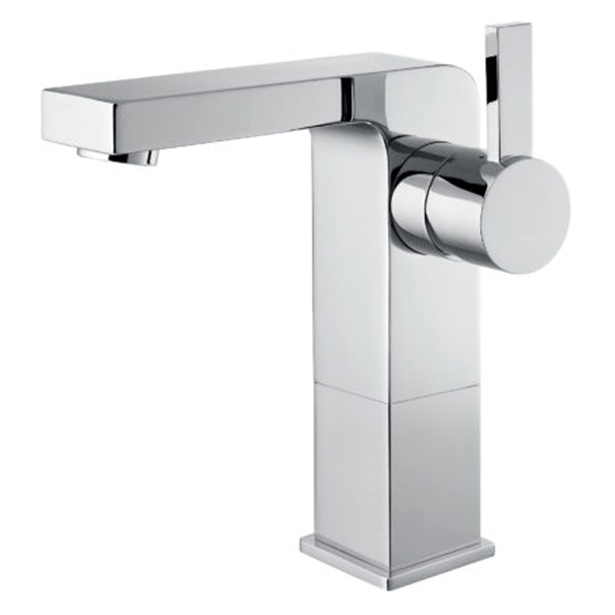 Flova STR8 165mm Single Lever Basin Mixer Tap & Waste