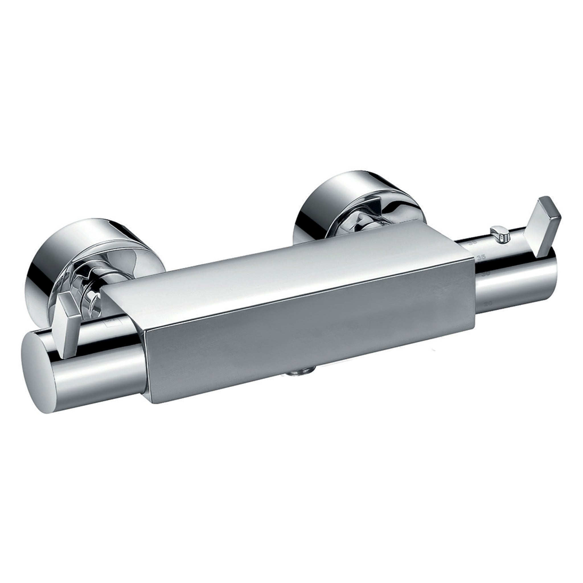 Flova STR8 Exposed Thermostatic Shower Bar Valve