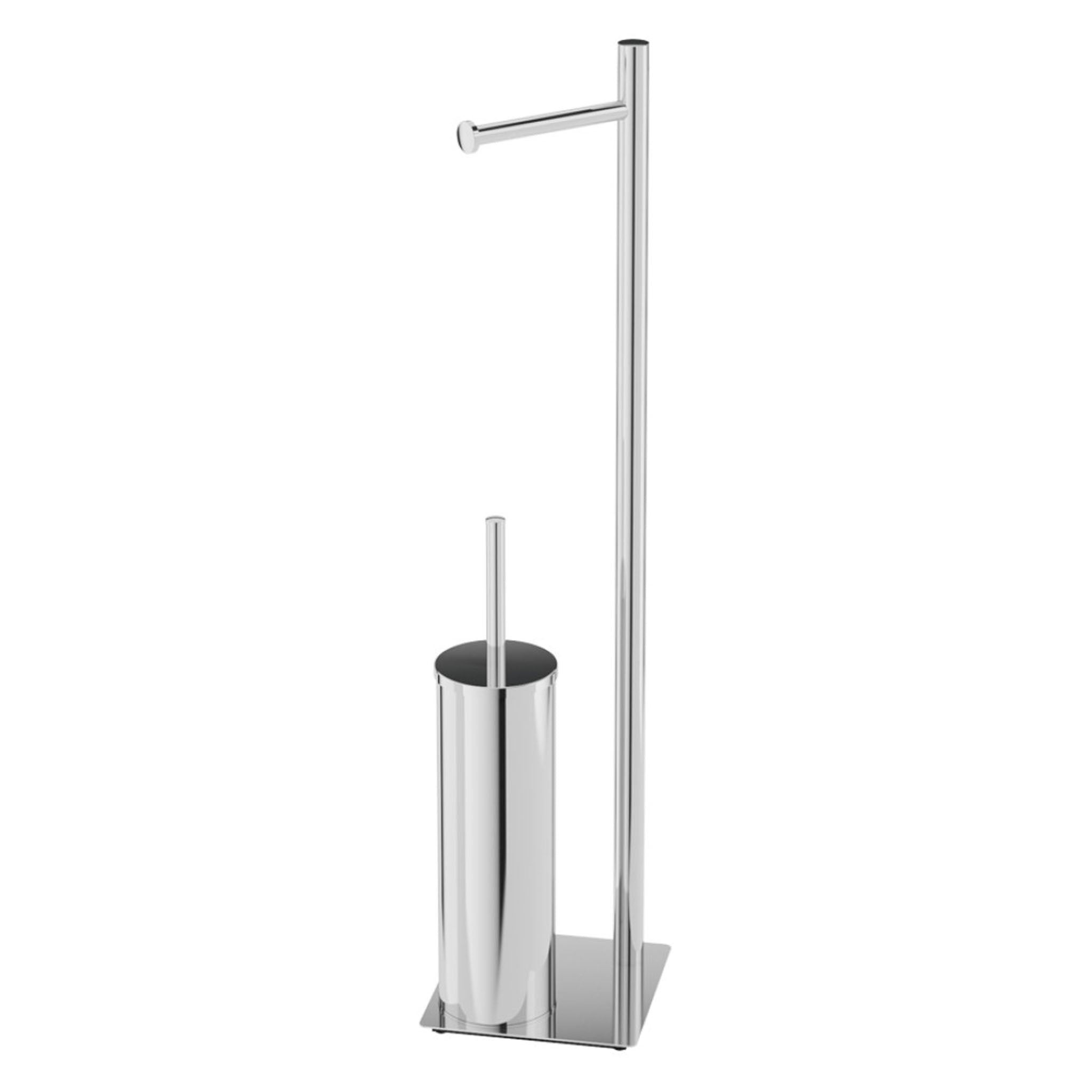 Sonas Aster Freestanding Butler Toilet Roll Holder & Toilet Brush