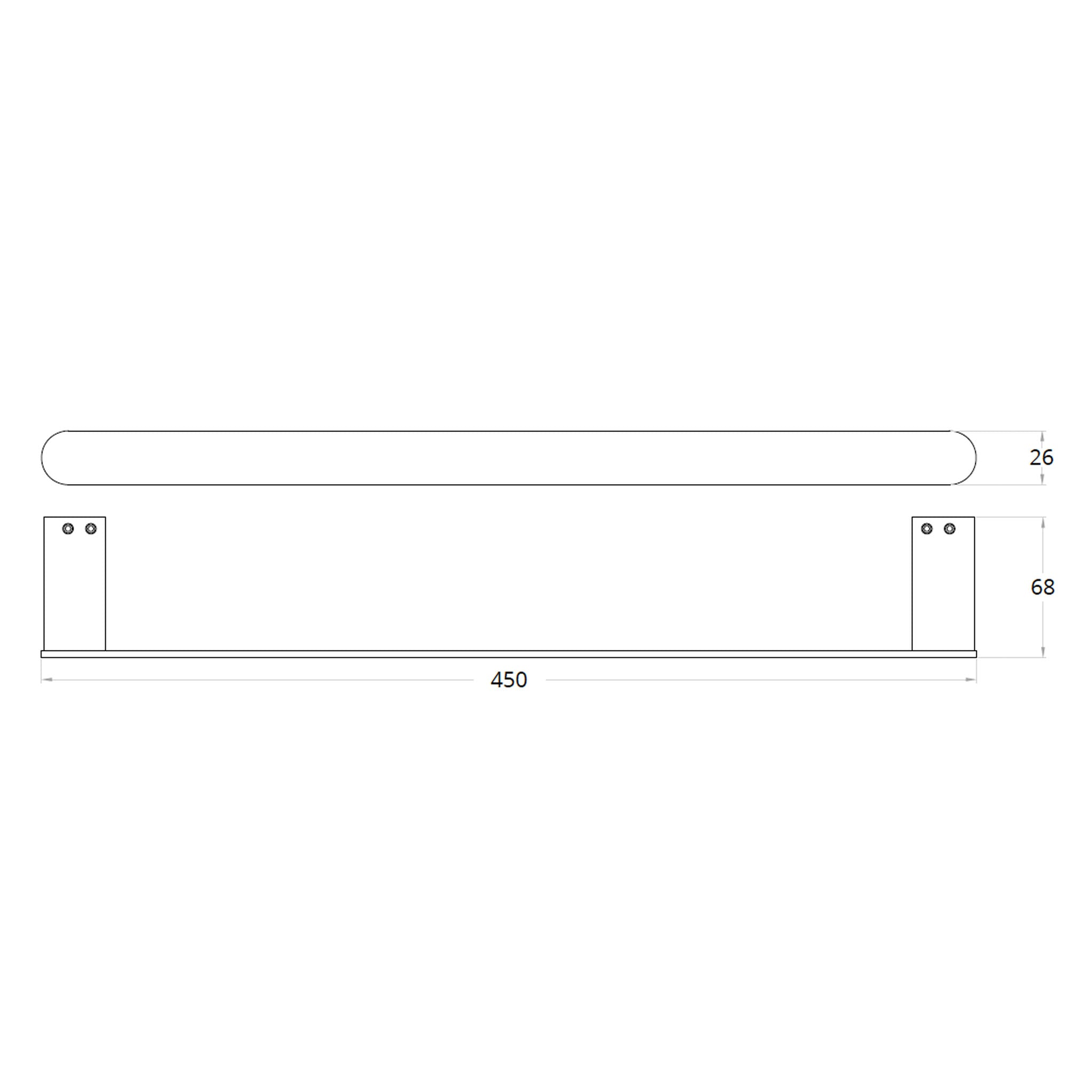 Sonas Alita Towel Rail 45cm