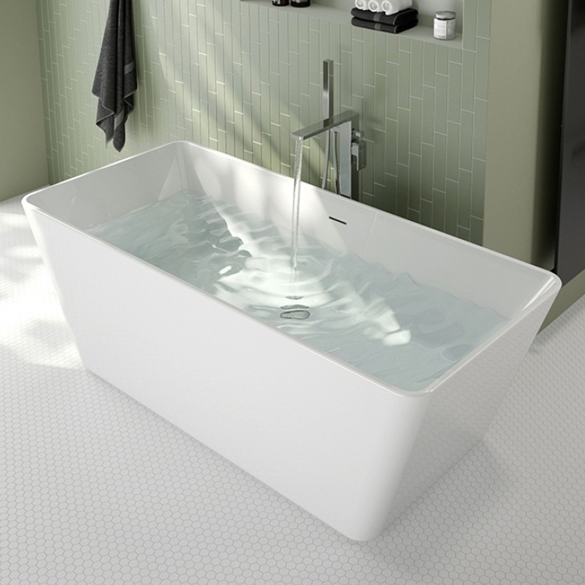 Sonas Comino Freestanding Double Ended Bath 1700 x 750mm