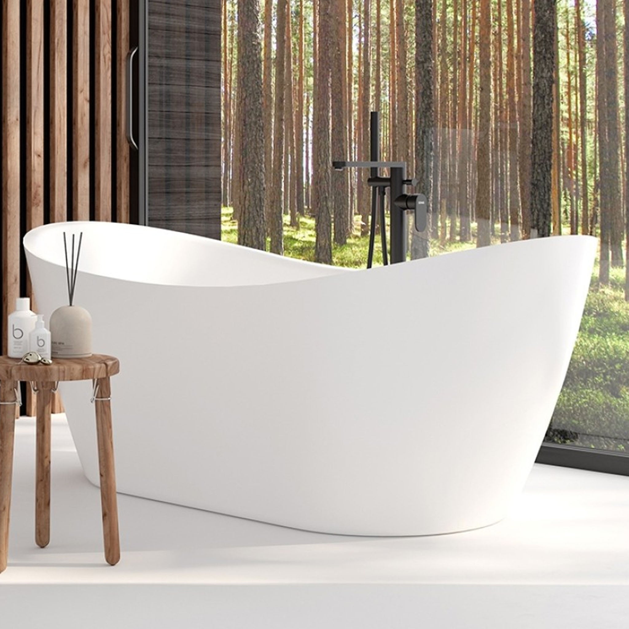 Sonas Lyra Freestanding Double Ended Bath 1700 x 800mm