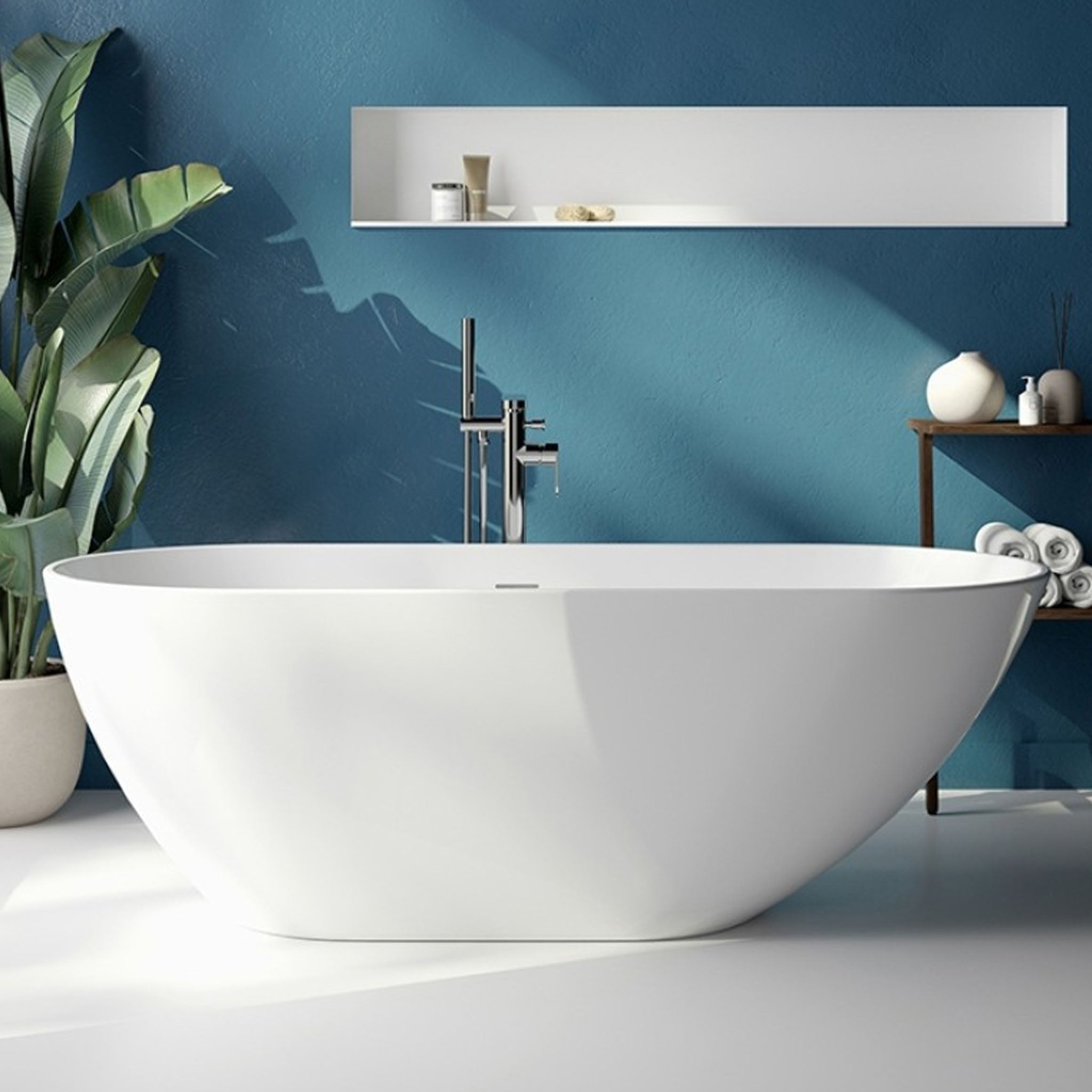 Sonas Abyss Freestanding Double Ended Bath 1700 x 750mm