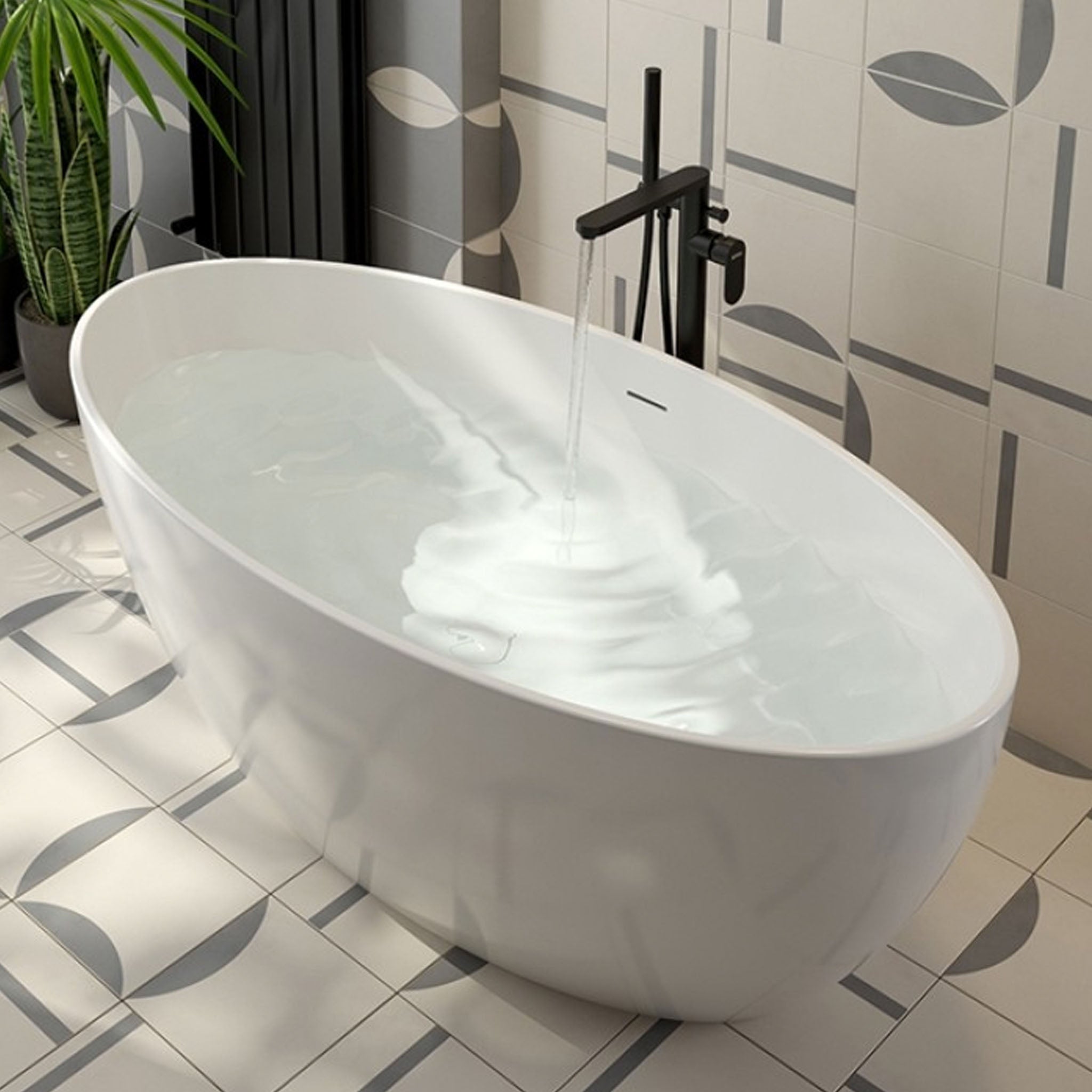 Sonas Marovo Freestanding Double Ended Bath 1600 x 800mm