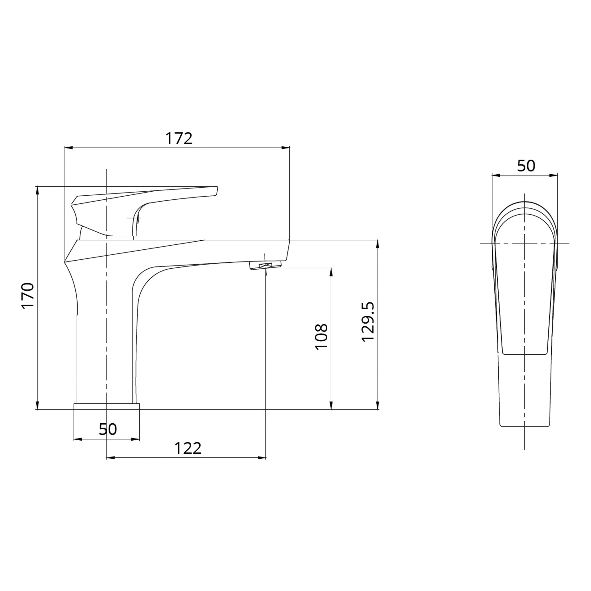 Sonas Horley Basin Mixer Tap & Waste