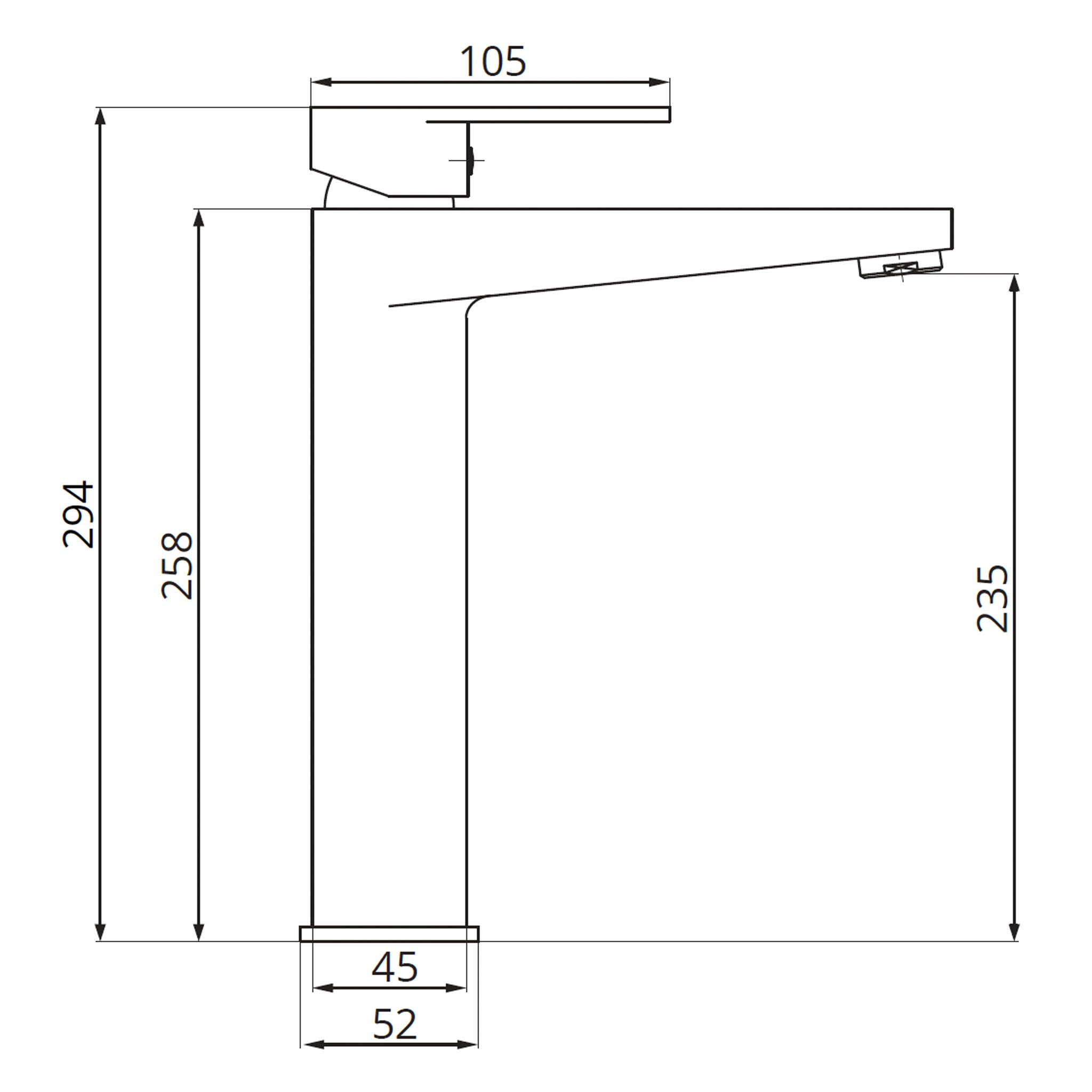 Sonas Norfolk Freestanding Basin Mixer Tap