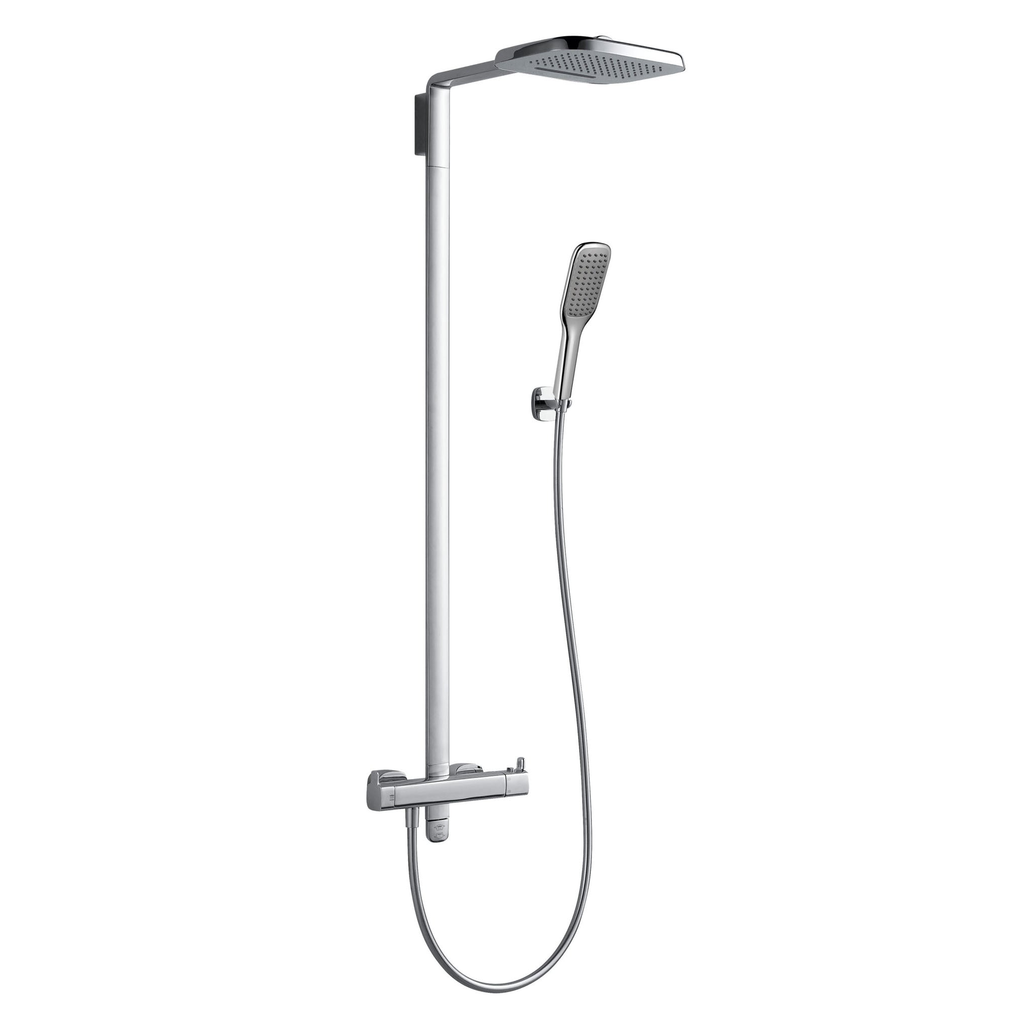 Flova Urban Exposed Thermostatic Shower Column