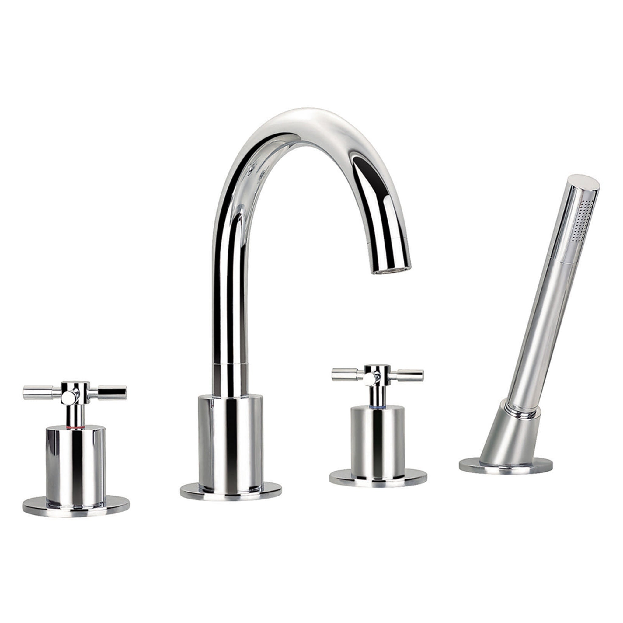 Flova XL 4-Hole Deck Mounted Bath Shower Mixer Tap