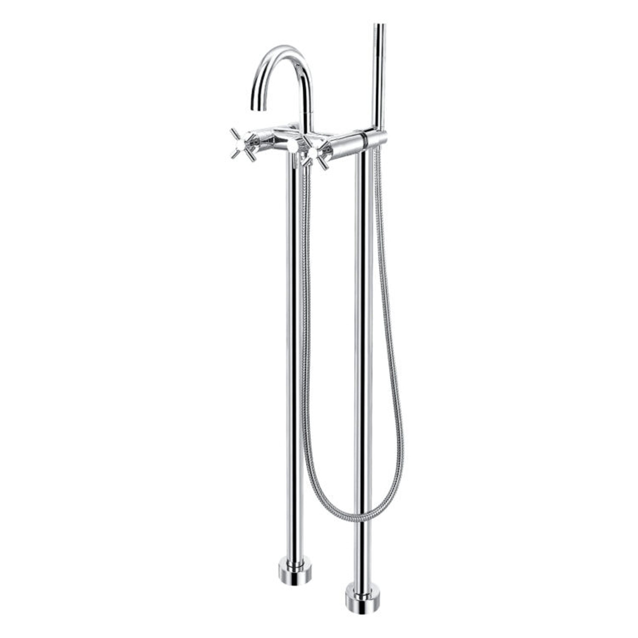 Flova XL Floor Standing Bath Shower Mixer Tap