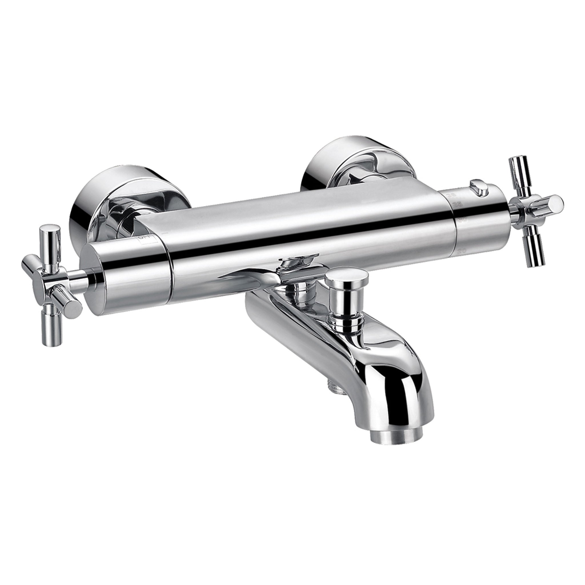 Flova XL Wall Mounted Thermostatic Bath Shower Mixer Tap