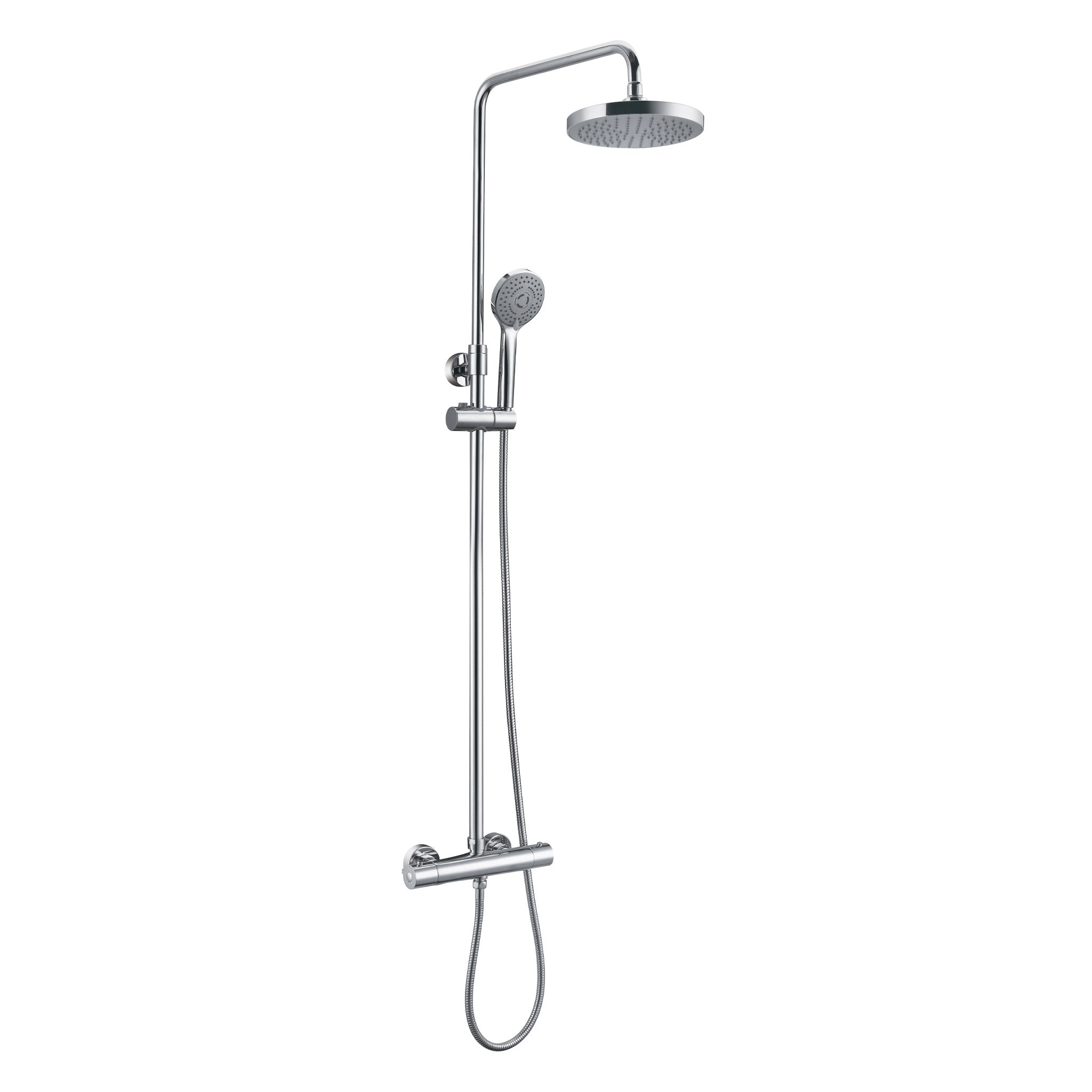 JTP Eco Thermostatic 2 Outlet Adjustable Riser Shower Kit