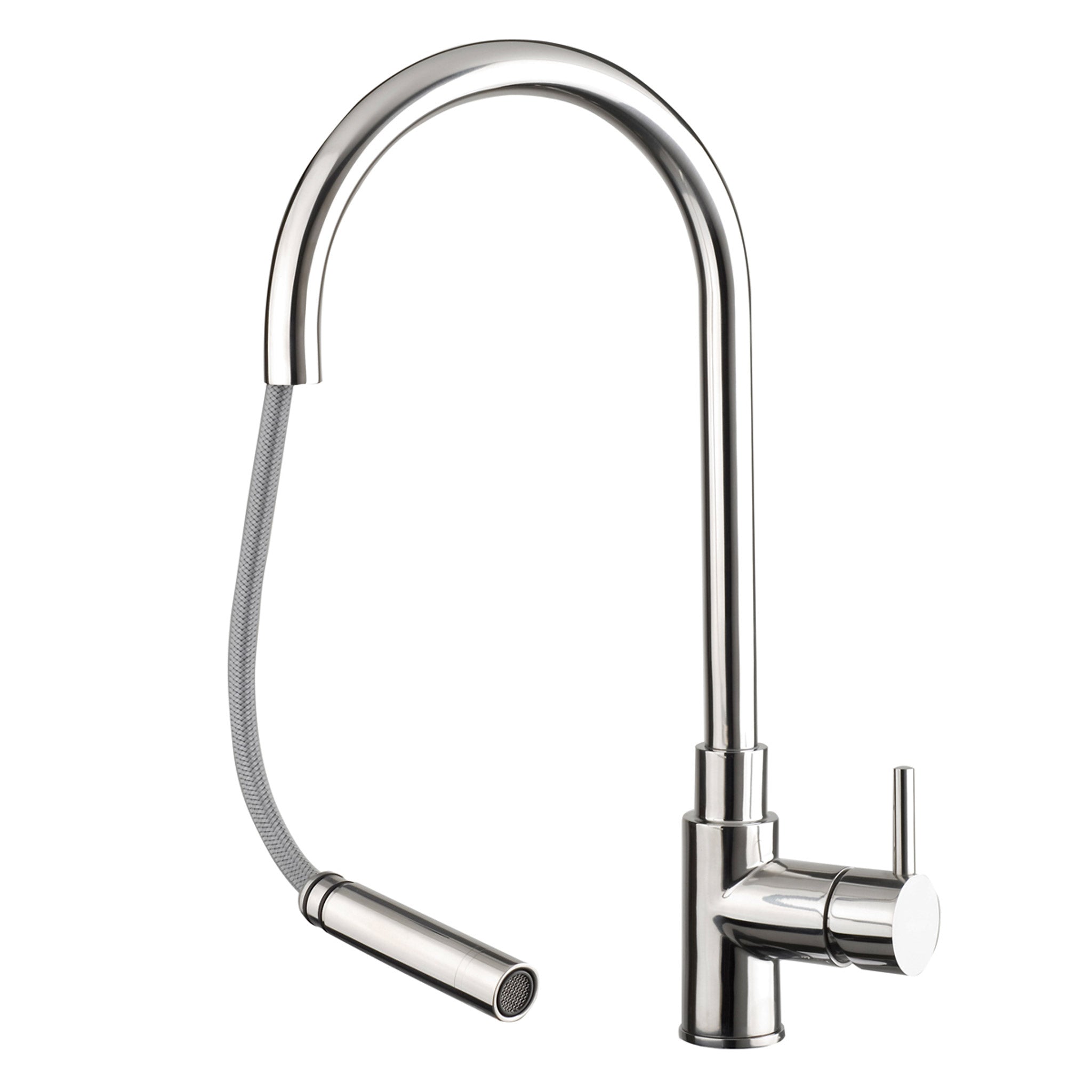 JTP Zecca Mono Kitchen Sink Mixer Tap Pull Out Spout