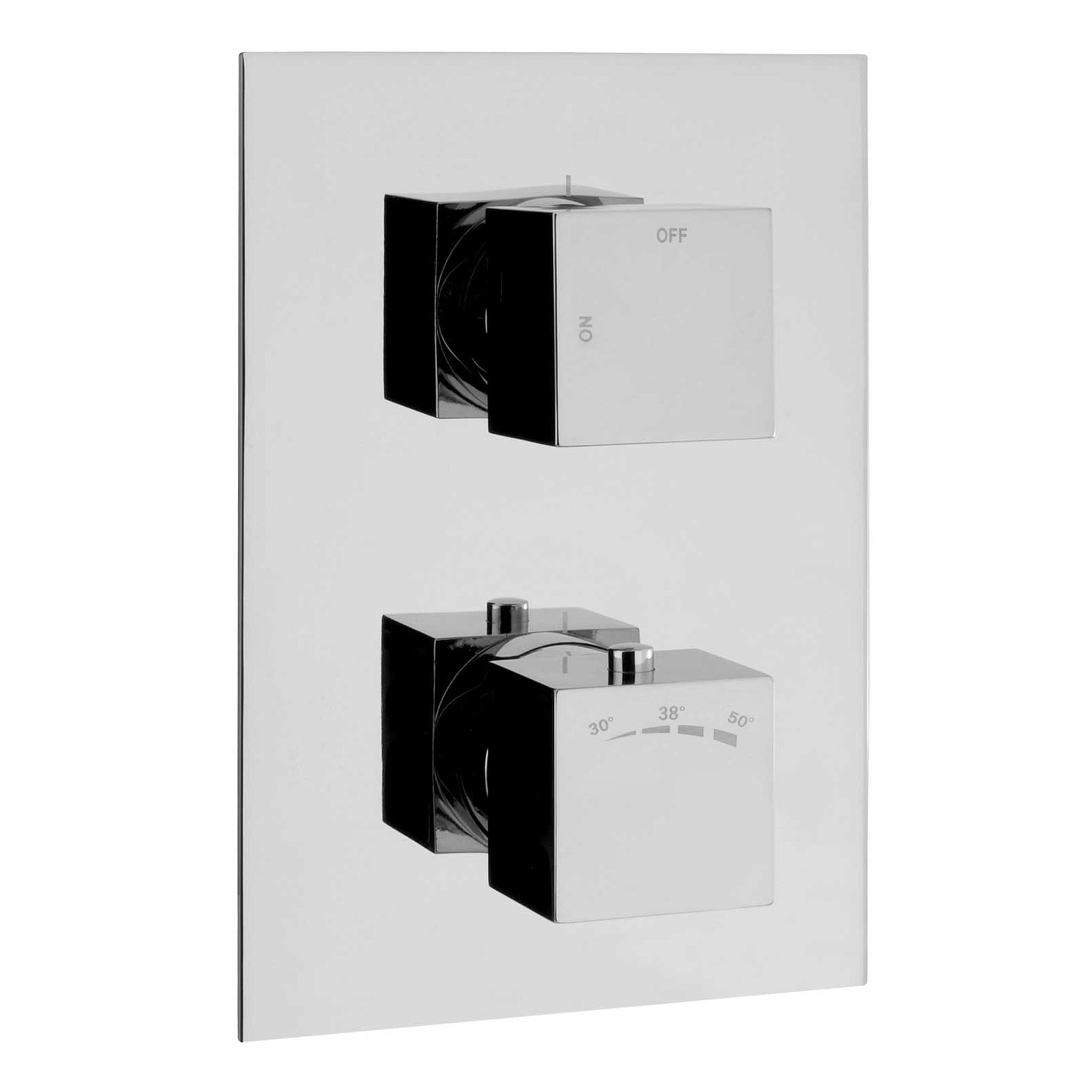 Union Concealed Thermostatic Shower Valve Single Function Square