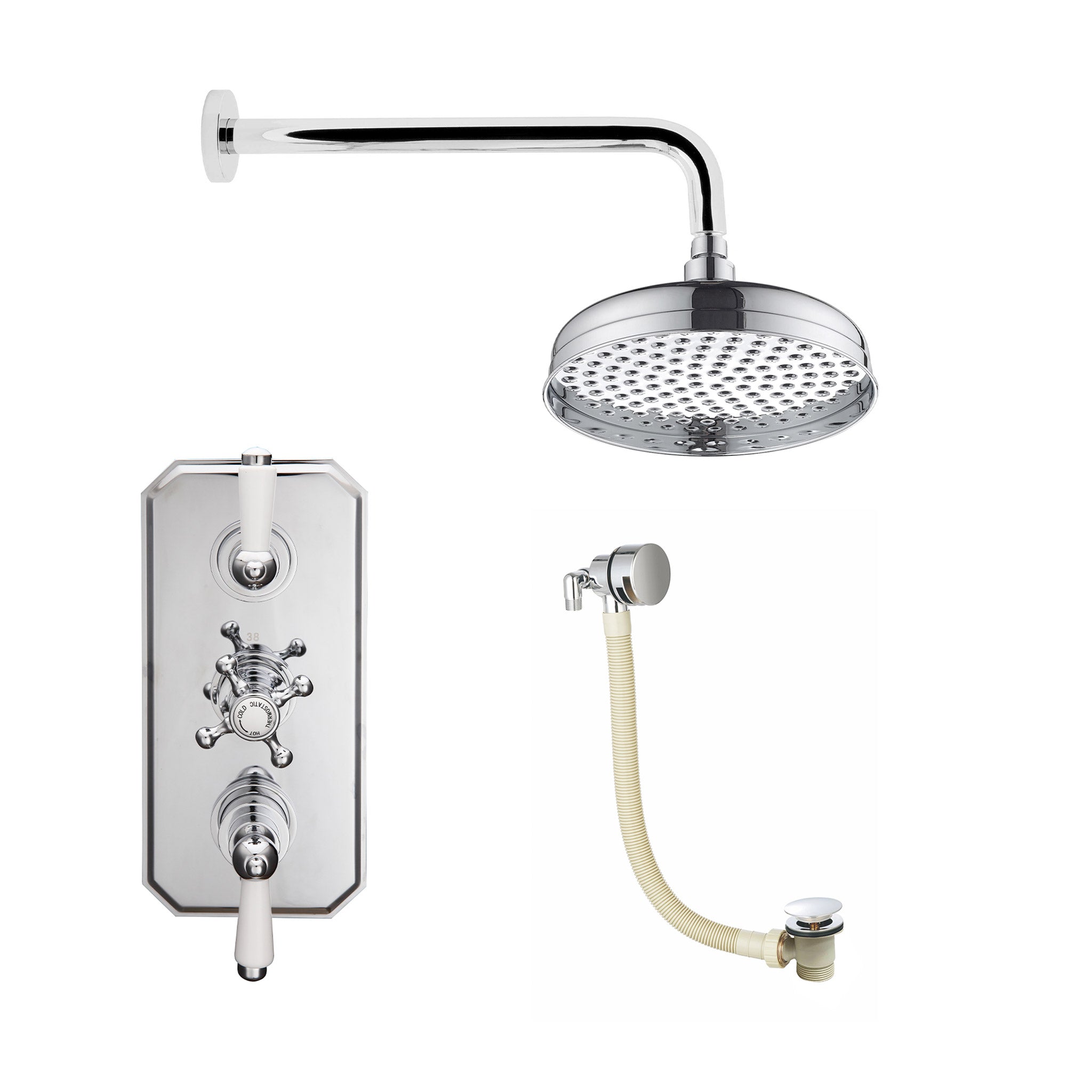 Union Traditional Concealed Shower Kit 2