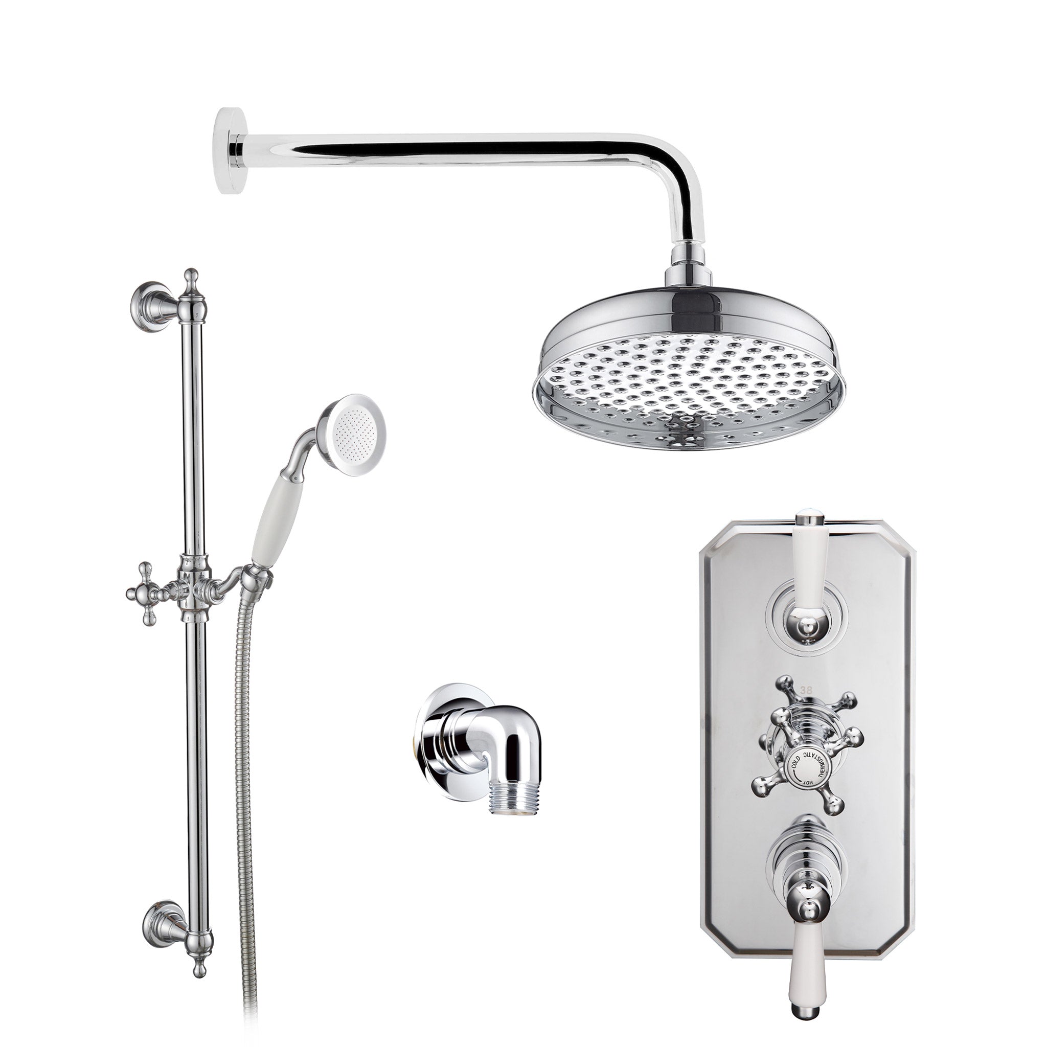Union Traditional Concealed Shower Kit 3