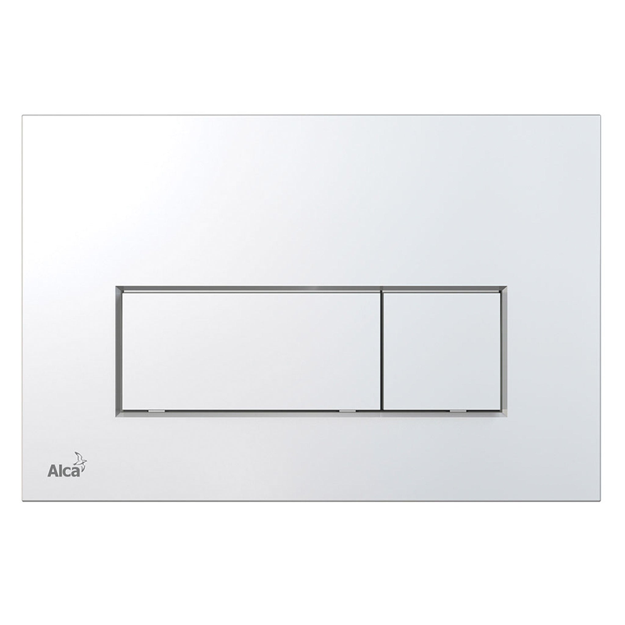 Union Thin Dual Flush Plate Square Buttons