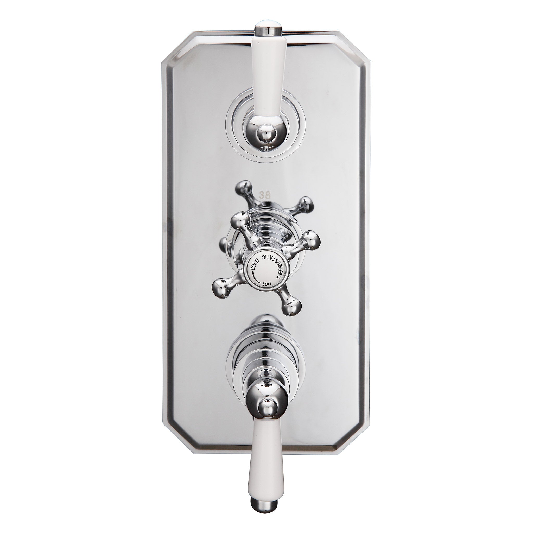 Union Traditional Concealed Thermostatic Shower Valve Dual Function